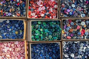 Botões coloridos