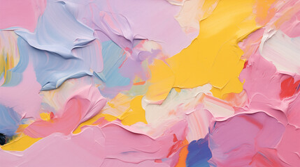pastel colors paint on canvas