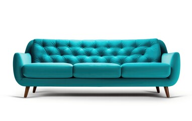Modern couch Isolated on white background.