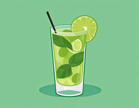 The Mojito Cocktail | Classic Green cocktail | Minty flavour | Lime