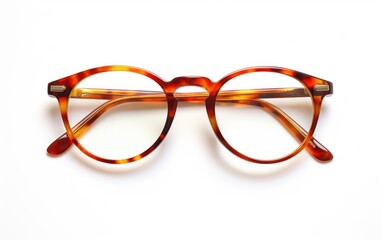 Cascade Curve eye Glasses, Modern eye glasses Isolated on white background.