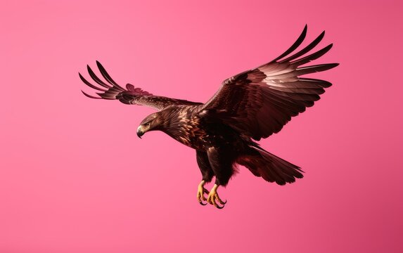 Flying eagle.