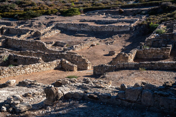 Kamiros antic city on Rhodes island