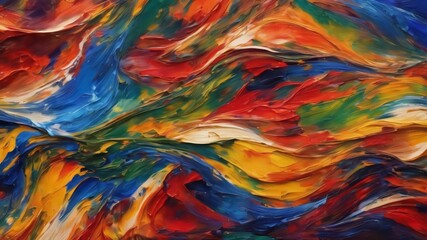 Watercolor paint drawing. Abstract colored background. Abstraction in the style of impressionism. Modern surrealist painting. Good as a poster for wall decor. Surreal design. Generative Ai technology.