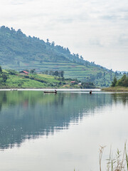 Fototapeta na wymiar Lake Bunyonyi, Uganda, East Africa