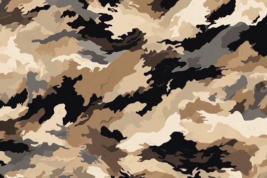 Digital Desert Camo Camouflage Pattern Concept for Hunting Fishing Camping Hiking and other Outdoor Clothing and Designs 