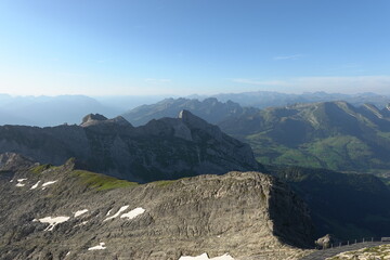 Blick vom Säntis auf den Bodensee