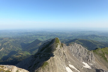 Blick vom S&auml;ntis auf den Bodensee