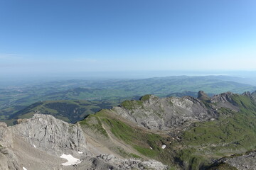 Blick vom Säntis auf den Bodensee