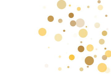 Gold glitter confetti, great design for any purpose. Party decor.
