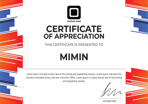 Design of attendance certificate or activity certificate