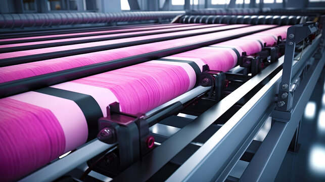 Conveyor for the manufacture of textile materials