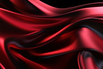 Fototapeta premium red and black satin fabric