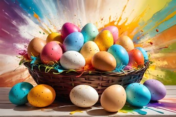 Ostereier f&auml;rben