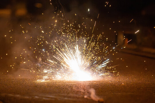 kleine Explosion eines Knallk&ouml;rpers 3