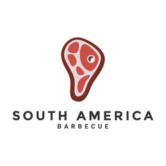 Flavors of the Pampa: A Vibrant and Captivating South American Barbecue Logo Design