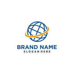 Vector globe design element vector icon with creative unique concept idea