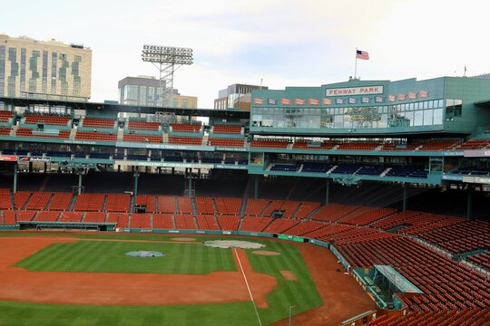 Fenway Park Boston - home of the Boston Red Sox Baseball team. Boston, Massachusetts, USA - December 5