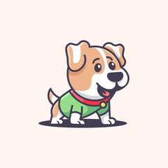 lovable standing dog logo