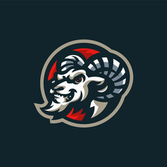 Fierce Goat mascot logo