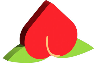 Obraz premium The Chinese 3d icon for celebration or new year concept