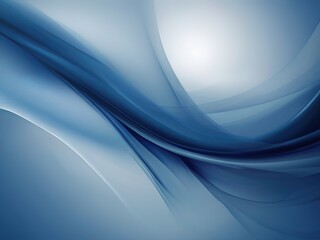 Fototapeta premium Abstract blue background with some smooth lines 