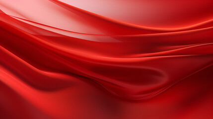 Obraz premium Red silk satin fabric background