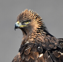 Fototapeta premium un aguila real en una montaña en españa