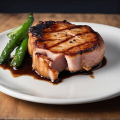 Grilled pork chop 