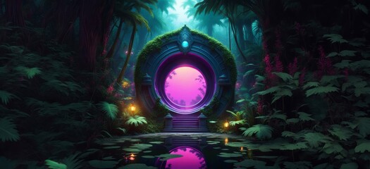 Fantasy Portal - A Visual 3D Illustration