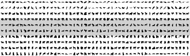 500 animals (vector)