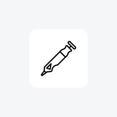 Dremel Tool line icon, outline icon, vector, pixel perfect icon