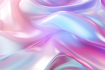 abstract purple soft Holographic background with waves