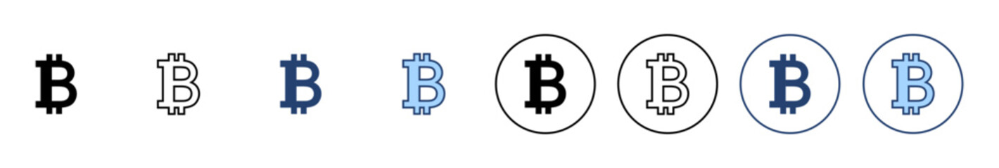 Bitcoin icon vector. bitcoin sign and symbol. payment symbol. cryptocurrency logo