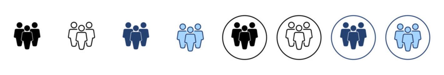 people icon vector. person sign and symbol. User Icon vector