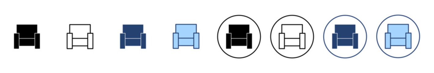 Sofa icon vector. sofa sign and symbol. furniture icon