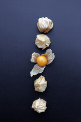 Fresh cape gooseberry. Delicious tropical fruit
