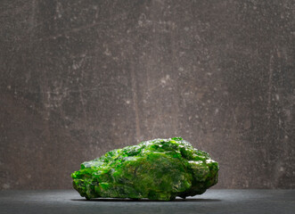 green mineral stone for podium