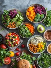 Plant-Based Lifestyle Food - World Meat-Free Day Concept