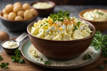 potatoe with cheese (Kartoffelsalat)