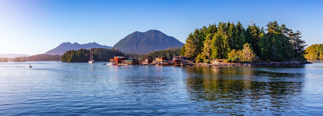 Canadian Nature Landscape in Tofino, Vancouver Island, BC, Canada.