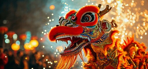 Chinese New Year Dragon Dance 