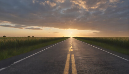 Whispers of Adventure  Endless road ahead, whispering tales of faraway lands and untold stories