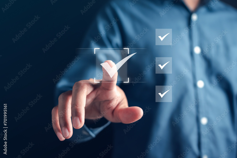 Poster Quality Certificate and Checklist and analyst target marketing planning assignment with quality management. Standardization, certification. Compliance to regulations service and standards.
