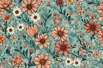 Tapeten floral background- © Malik