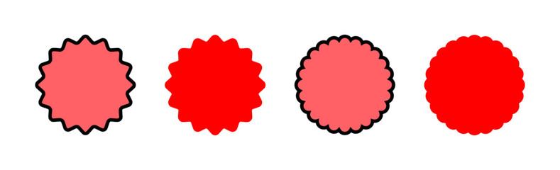 Badge icon set illustration. Awards icon vector. Achieve sign and symbols