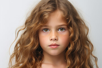 Naklejka premium person close up portrait concept