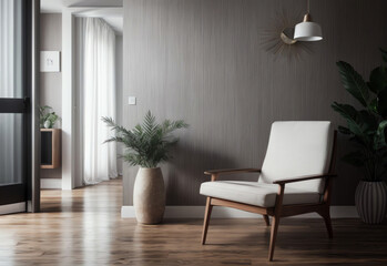 photo simple and modern interior style ai generated