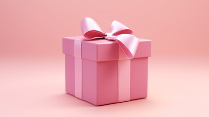 blank sweet pastel color present box or open gift