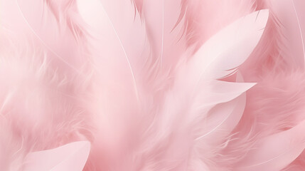 Fototapeta na wymiar beautiful abstract light pink feathers